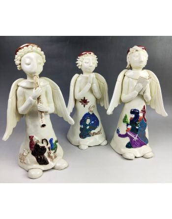 Keramika | Skulptūros | Angelų Trio