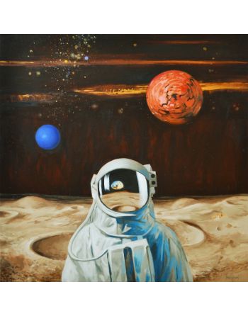 Paveikslas | Aliejinė tapyba | Mano adresas Astronautų 13