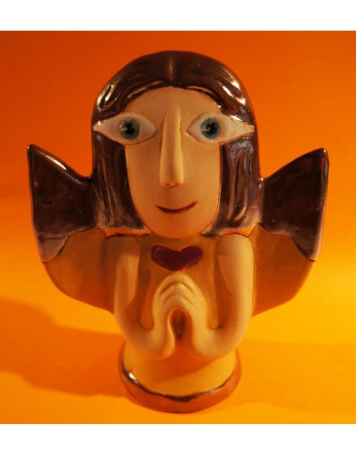 Keramika | Skulptūrėlė | Plačiasparnis angelas 