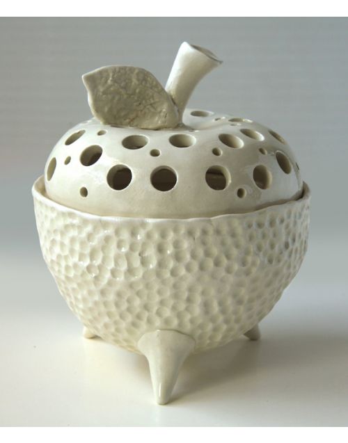 Keramika | Žvakidė | Obuolys