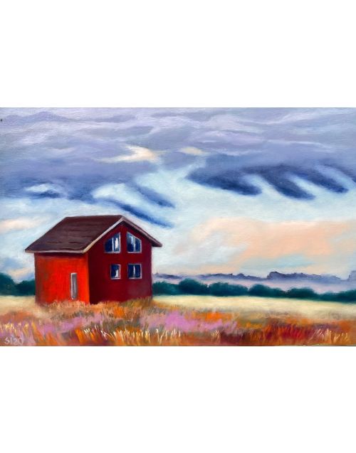 Painting | Oil on canvas | Empty house (SOLD) 