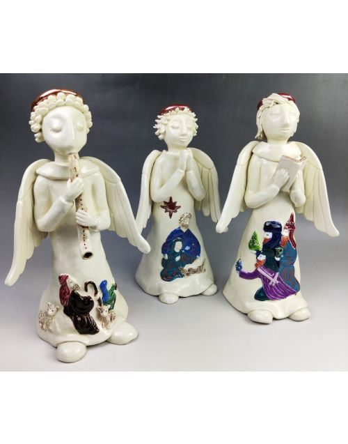 Keramika | Skulptūros | Angelų Trio