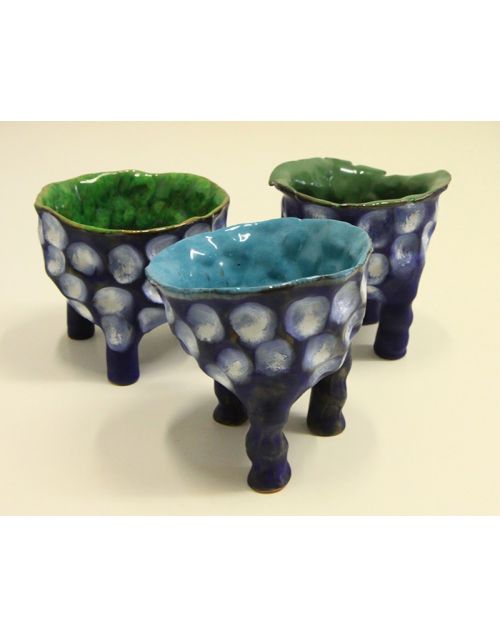 Keramika | 3 vazonėliai 
