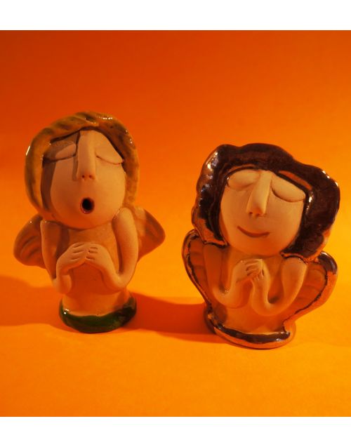 Keramika | Skulptūrėlė | Dainuojantys angelai 