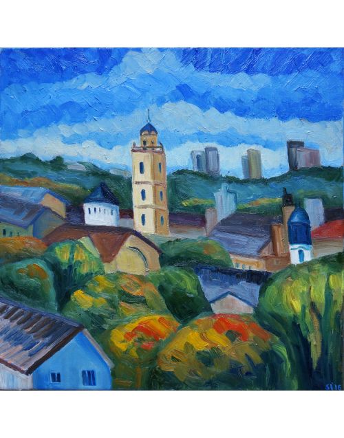 Painting | Oil | Vilnius colors II
