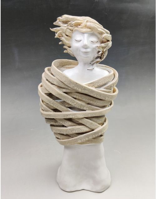 Keramika | Maža skulptūra | Vėjas (PARDUOTA) 